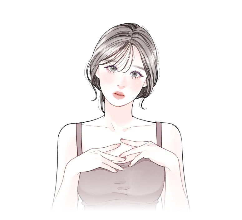 黒ずみに悩む女性